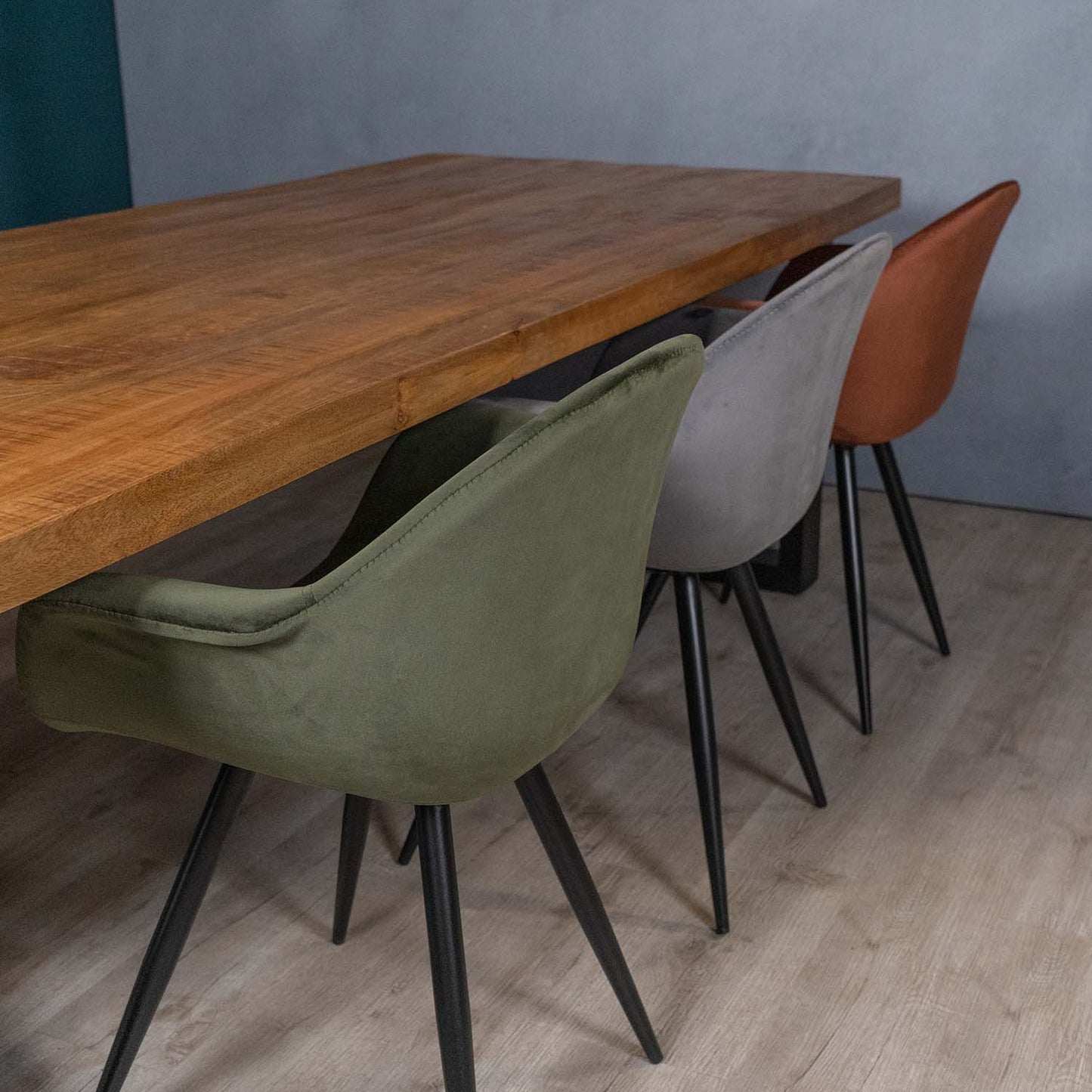 Eetkamerstoel Forli | Rust fluweel