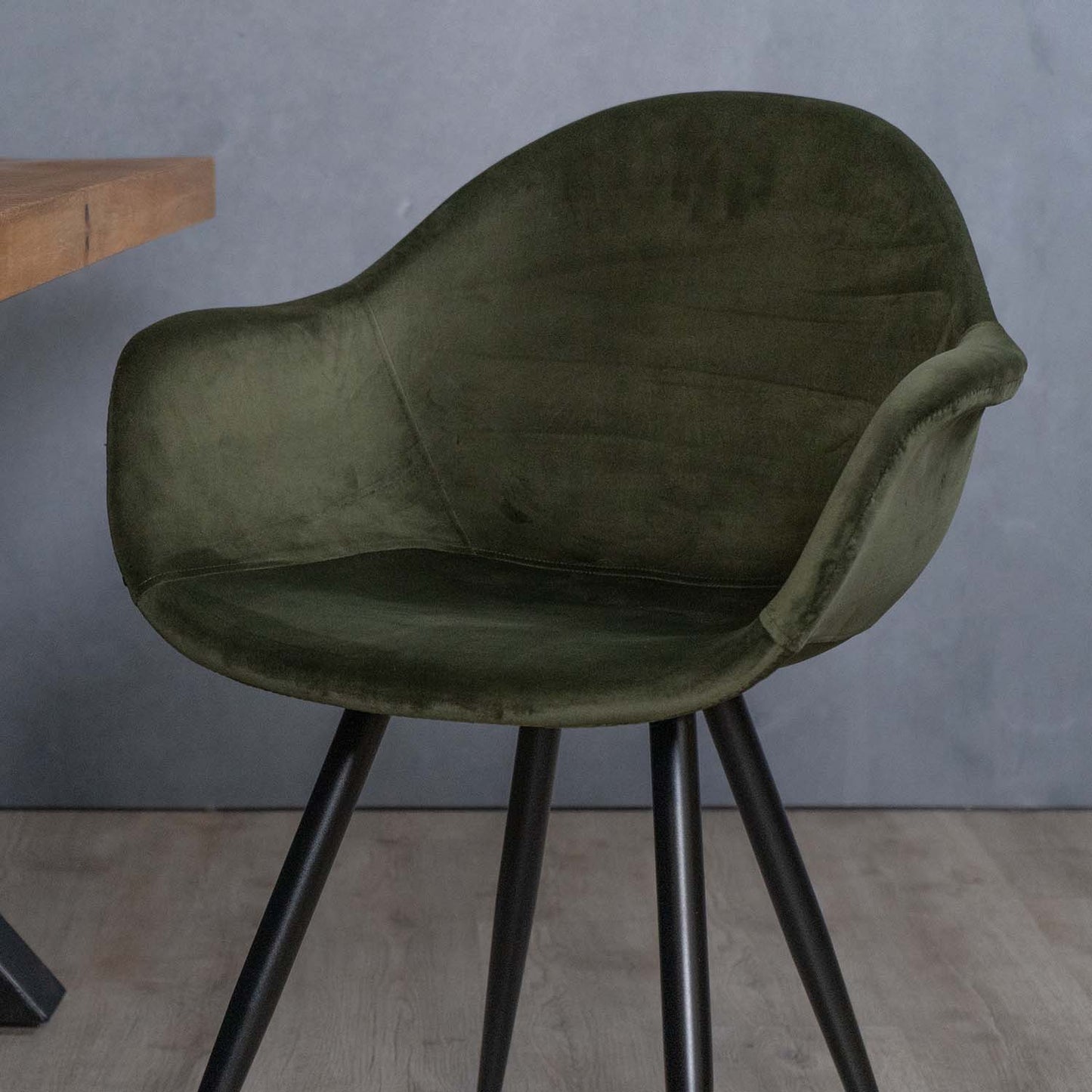 Eetkamerstoel Forli | Army Fluweel