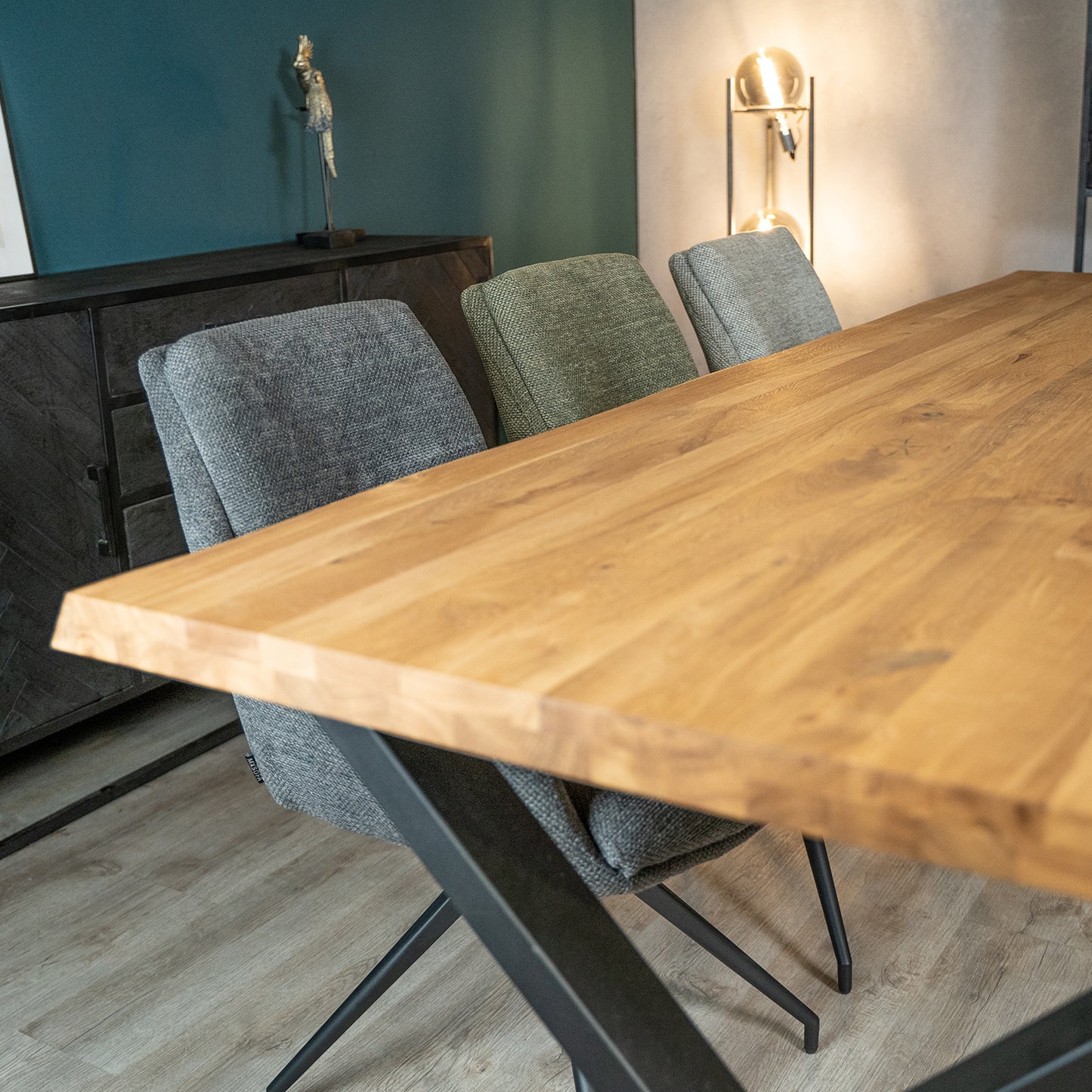 Eetkamerstoel Icon | Licht Grijs Woven