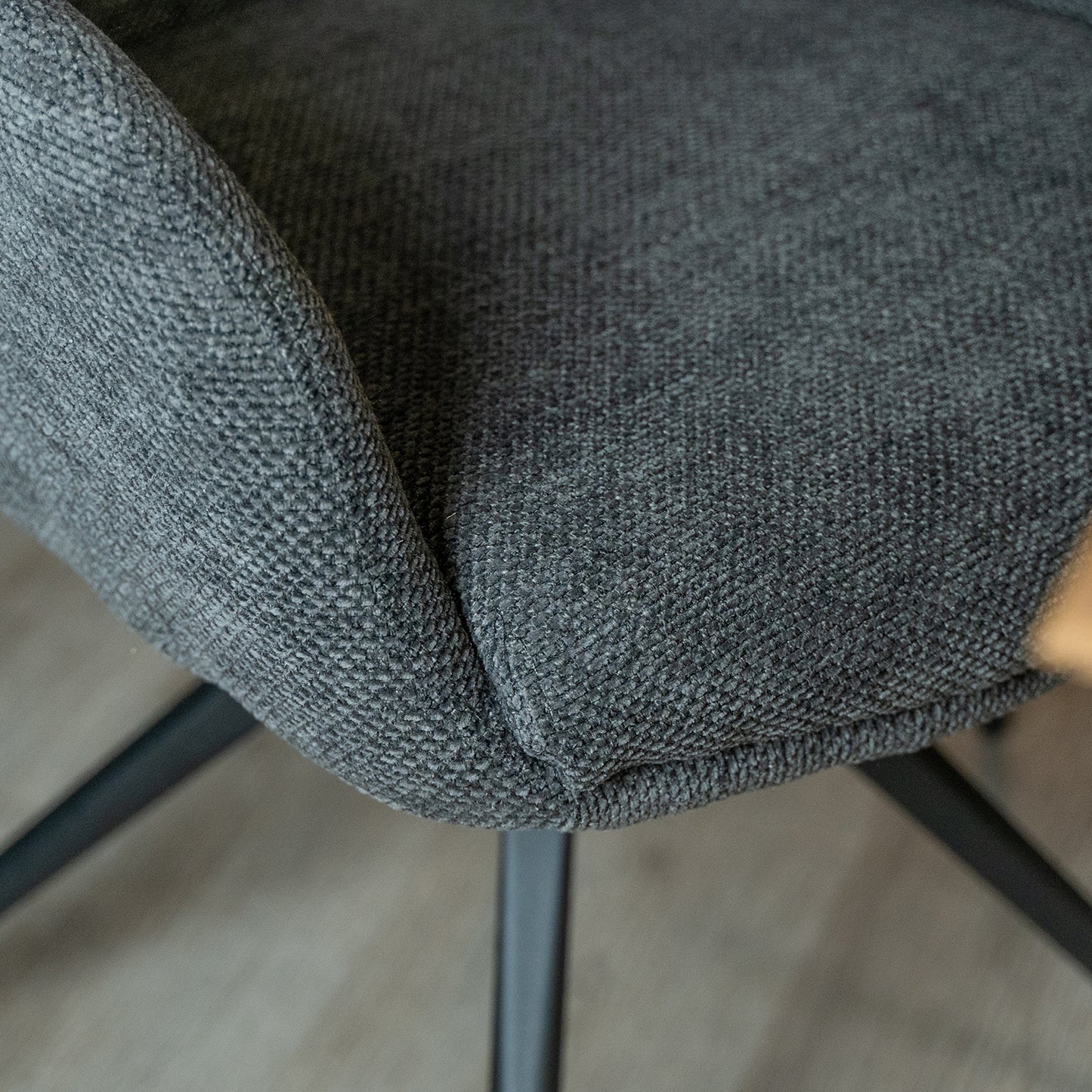 Eetkamerstoel Icon | Antraciet Woven