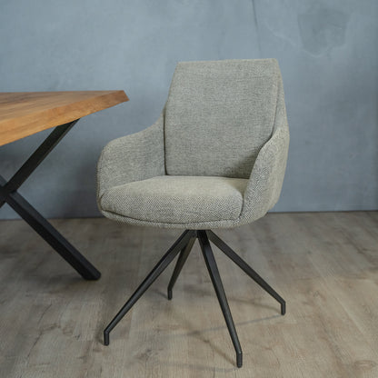 Eetkamerstoel Icon | Licht Grijs Woven