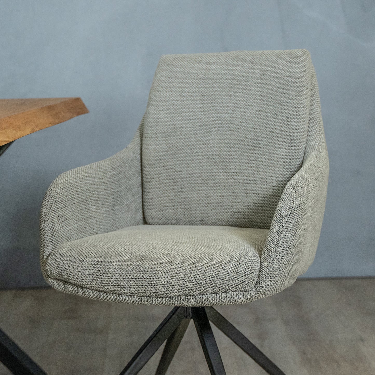 Eetkamerstoel Icon | Licht Grijs Woven