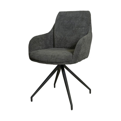 Eetkamerstoel Icon | Antraciet Woven