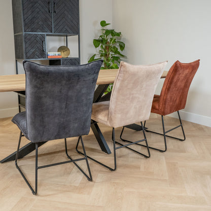 Eetkamerstoel Ivo Adore Antraciet