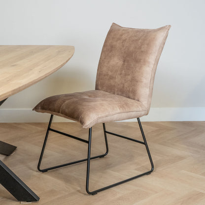 luxe eetkamerstoel ivo adore velvet