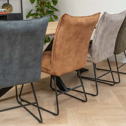 Eetkamerstoel Ivo Clyde Antraciet