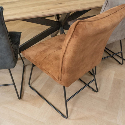 Eetkamerstoel Ivo Clyde Antraciet