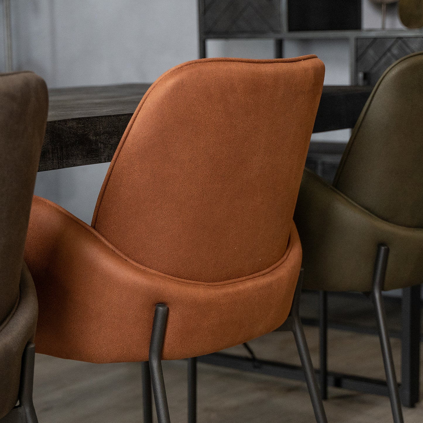 Eetkamerstoel Jari | Microvezel Antraciet