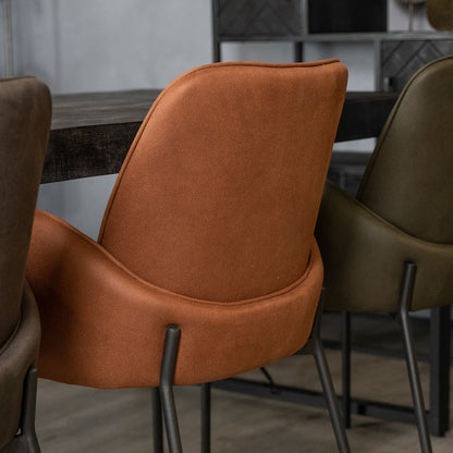 Eetkamerstoel Jari | Microvezel Antraciet