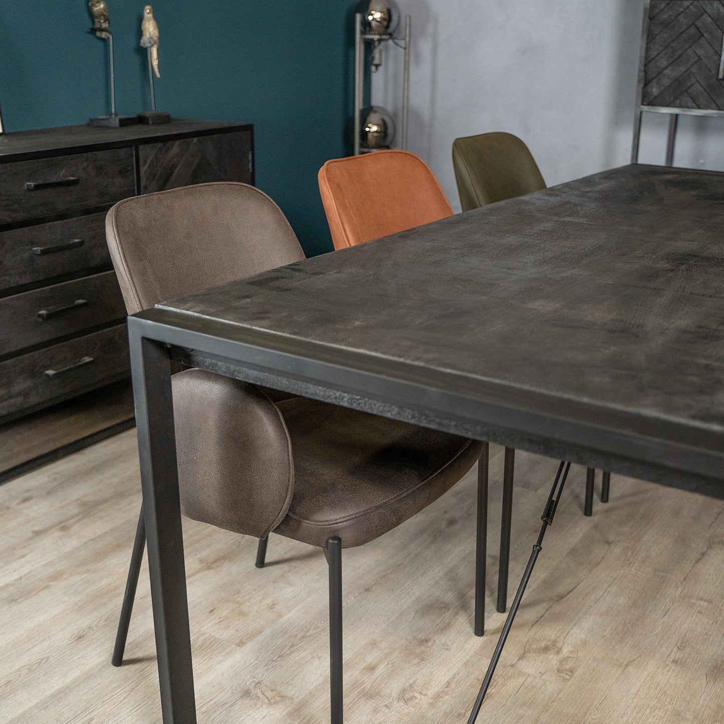 Eetkamerstoel Jari | Microvezel Antraciet