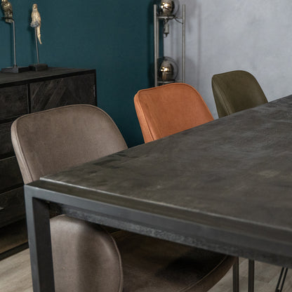 Eetkamerstoel Jari | Microvezel Antraciet