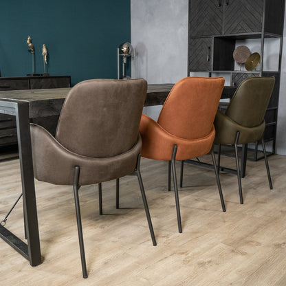 Eetkamerstoel Jari | Microvezel Antraciet