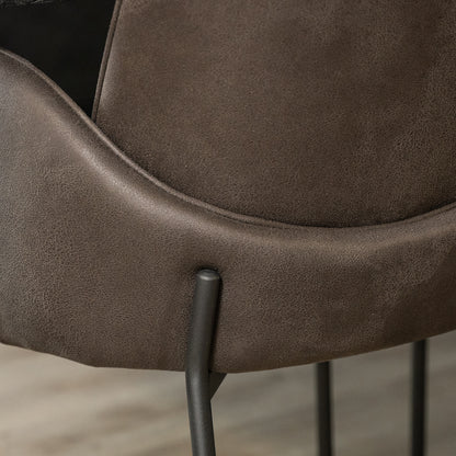 Eetkamerstoel Jari | Microvezel Antraciet