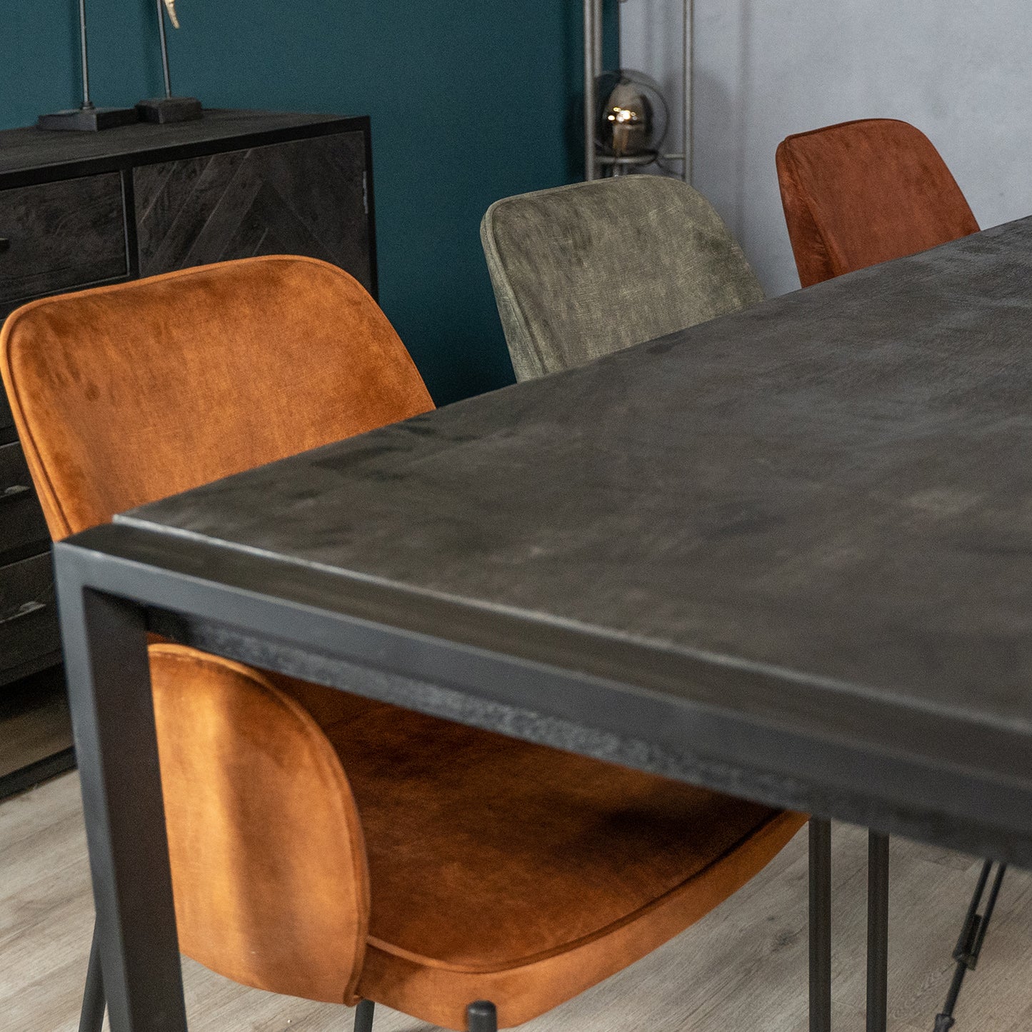 Eetkamerstoel Jari | Velours Oker