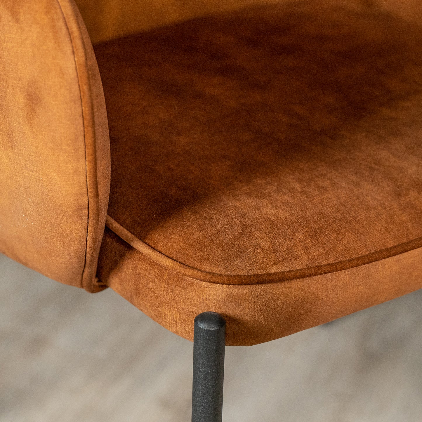 Eetkamerstoel Jari | Velours Rust