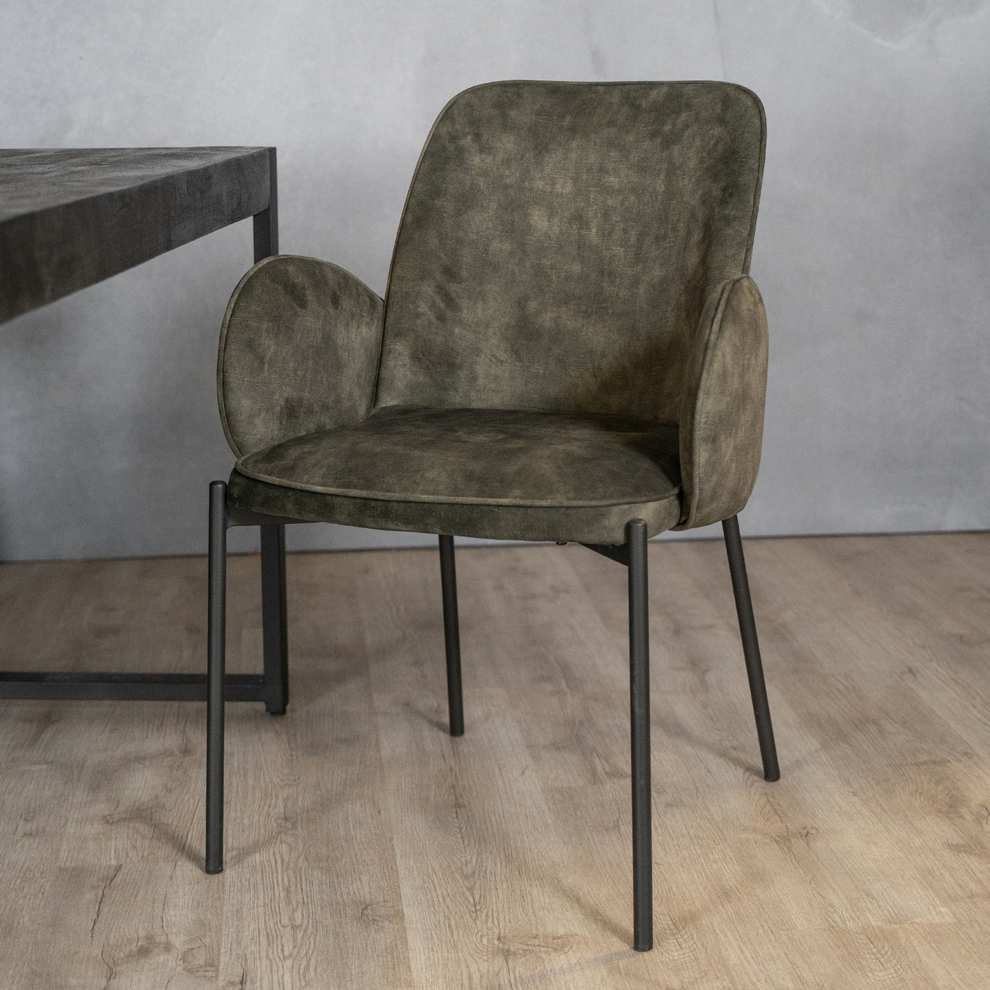 Eetkamerstoel Jari | Velours Hunter