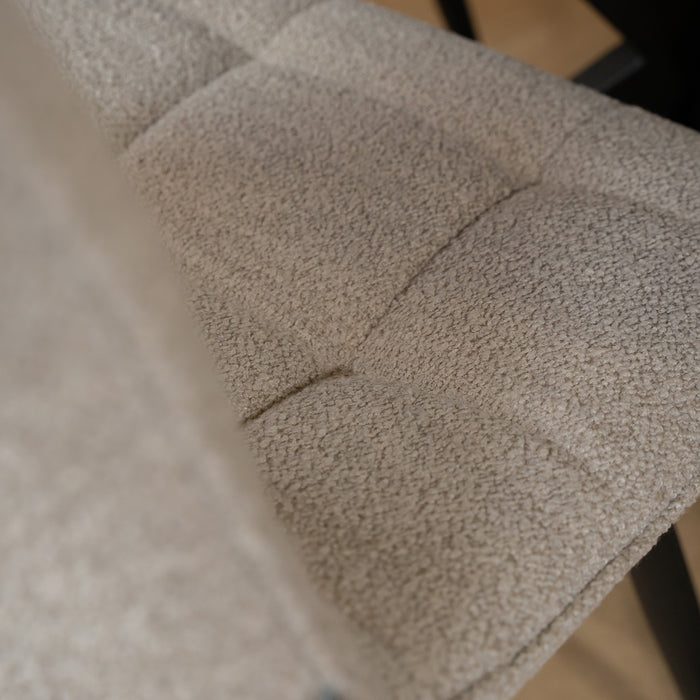 Eetkamerstoel Jelt | Bouclé Bruin Bouclé