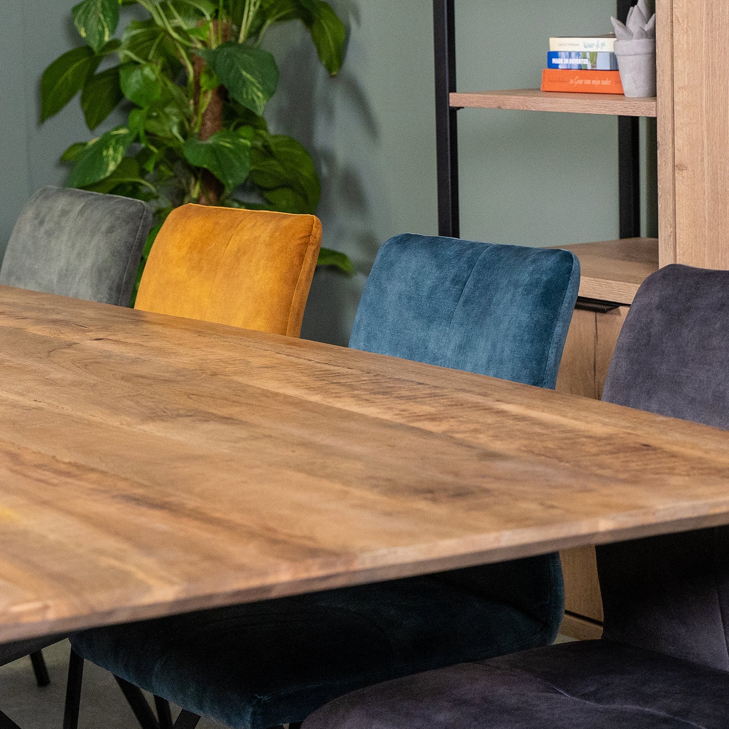 Eetkamerstoel Jens Licht blauw