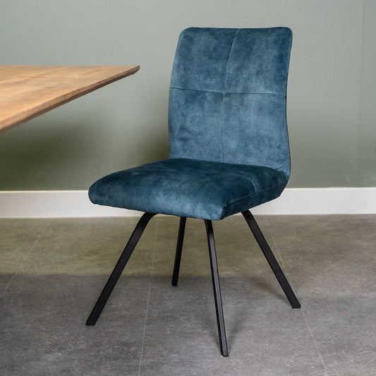 Eetkamerstoel Jens Licht blauw