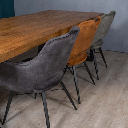 velvet eetkamerstoelen in verschillende kleuren