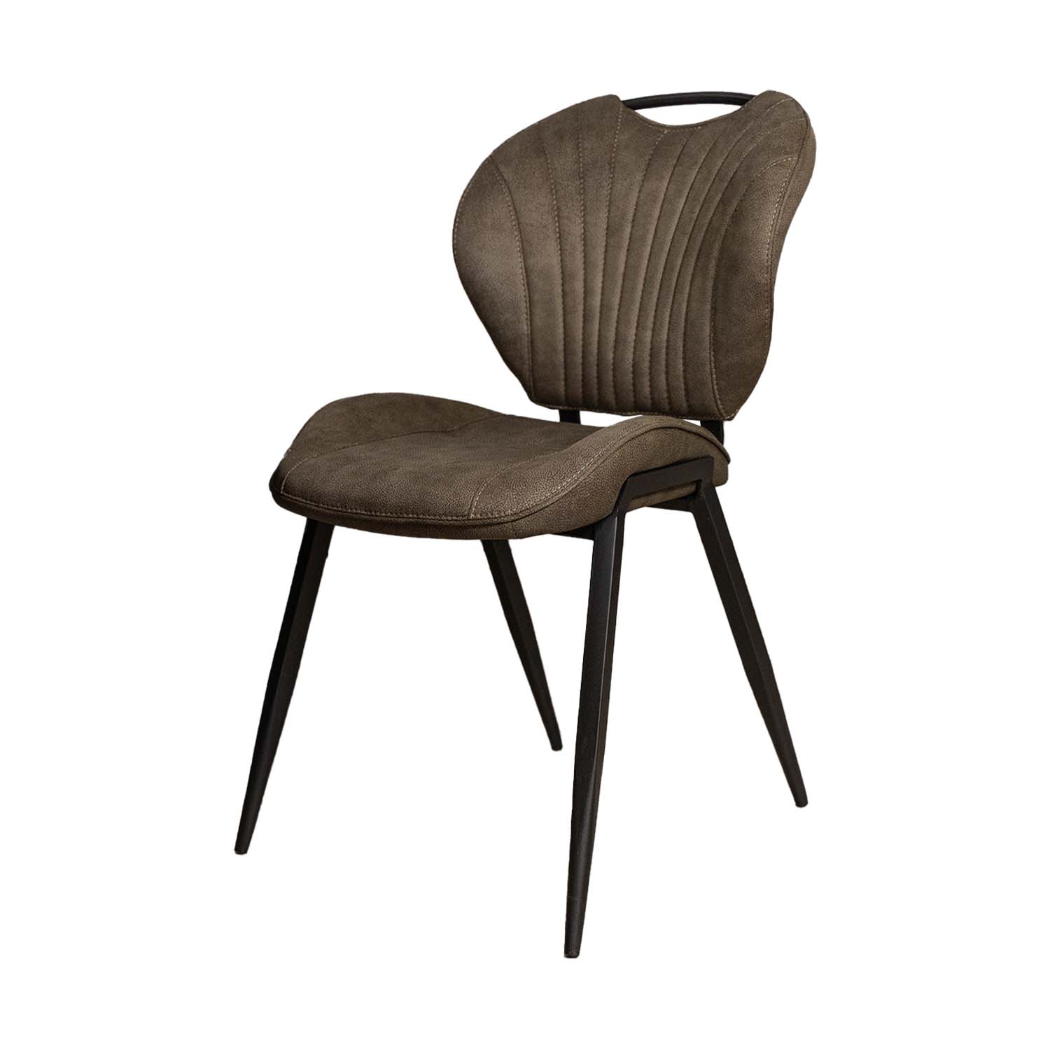 groene eetkamerstoel jim industrieel