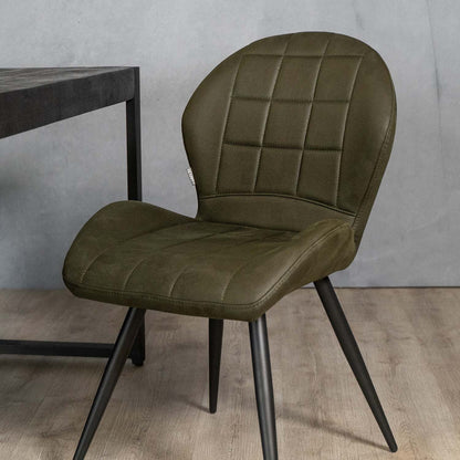 Eetkamerstoel Sil | Army Microvezel