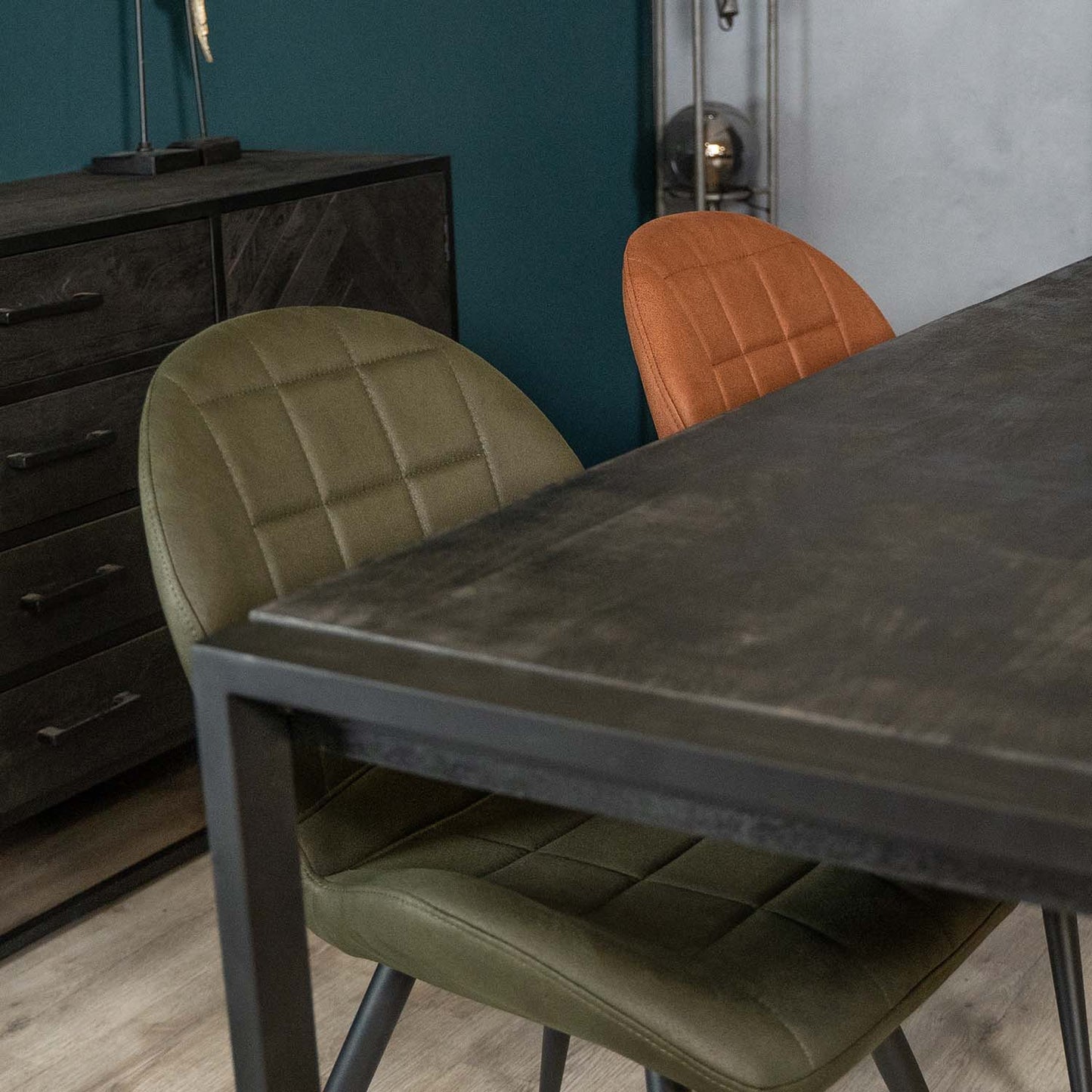 Eetkamerstoel Sil | Cognac Microvezel