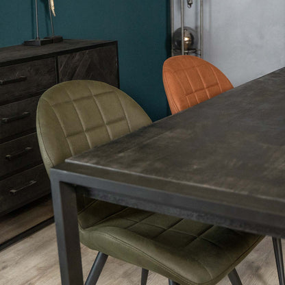 Eetkamerstoel Sil | Army Microvezel