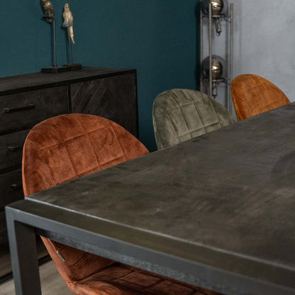 Eetkamerstoel Sil | Oker Velours