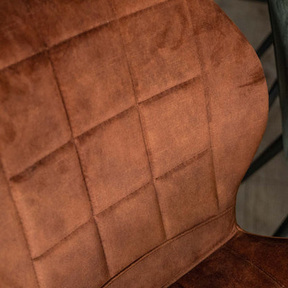 Eetkamerstoel Sil | Rust Velours