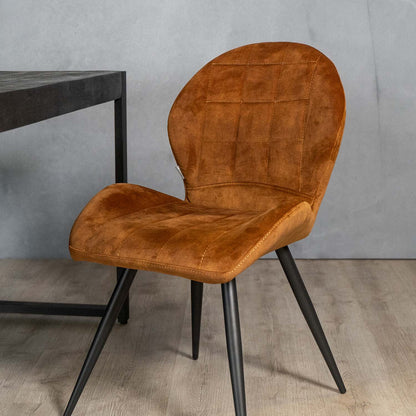 Eetkamerstoel Sil | Oker Velours