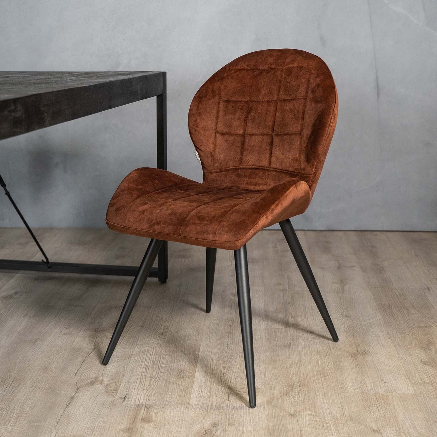 Eetkamerstoel Sil | Rust Velours