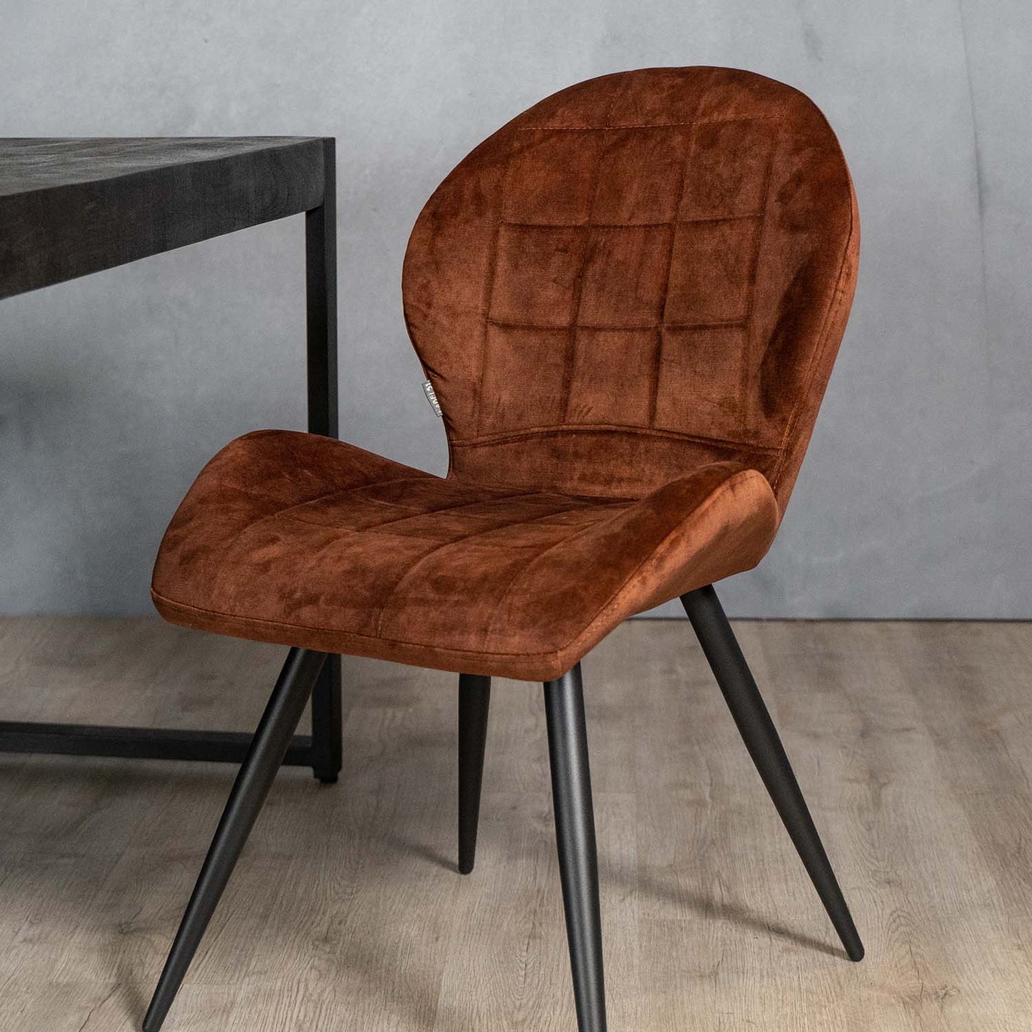 Eetkamerstoel Sil | Rust Velours