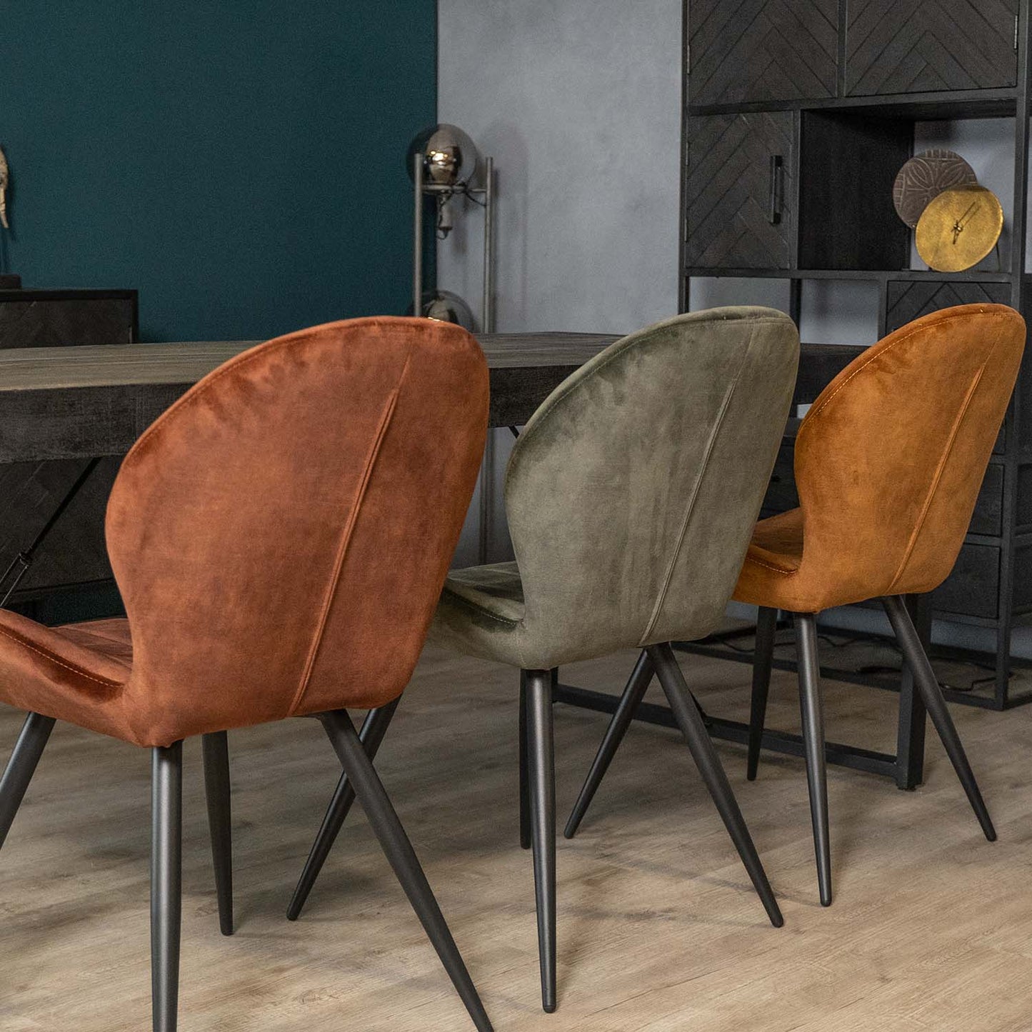 Eetkamerstoel Sil | Rust Velours