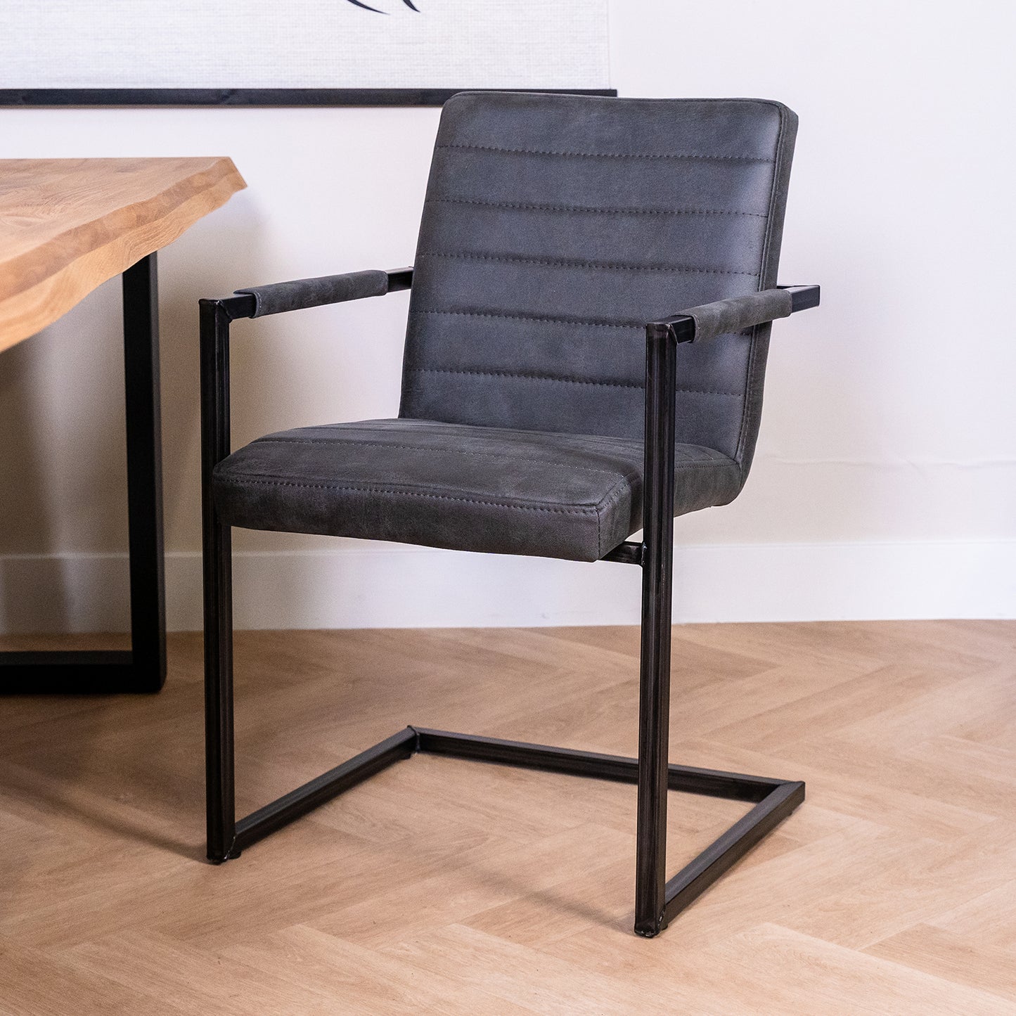 Eetkamerstoel Rocca | Antraciet Bull