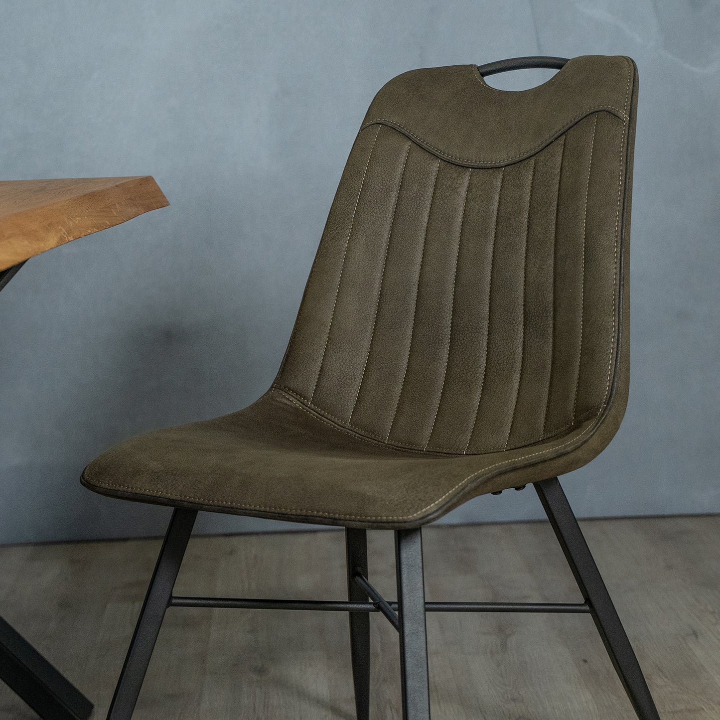 eetkamerstoel groen trofee