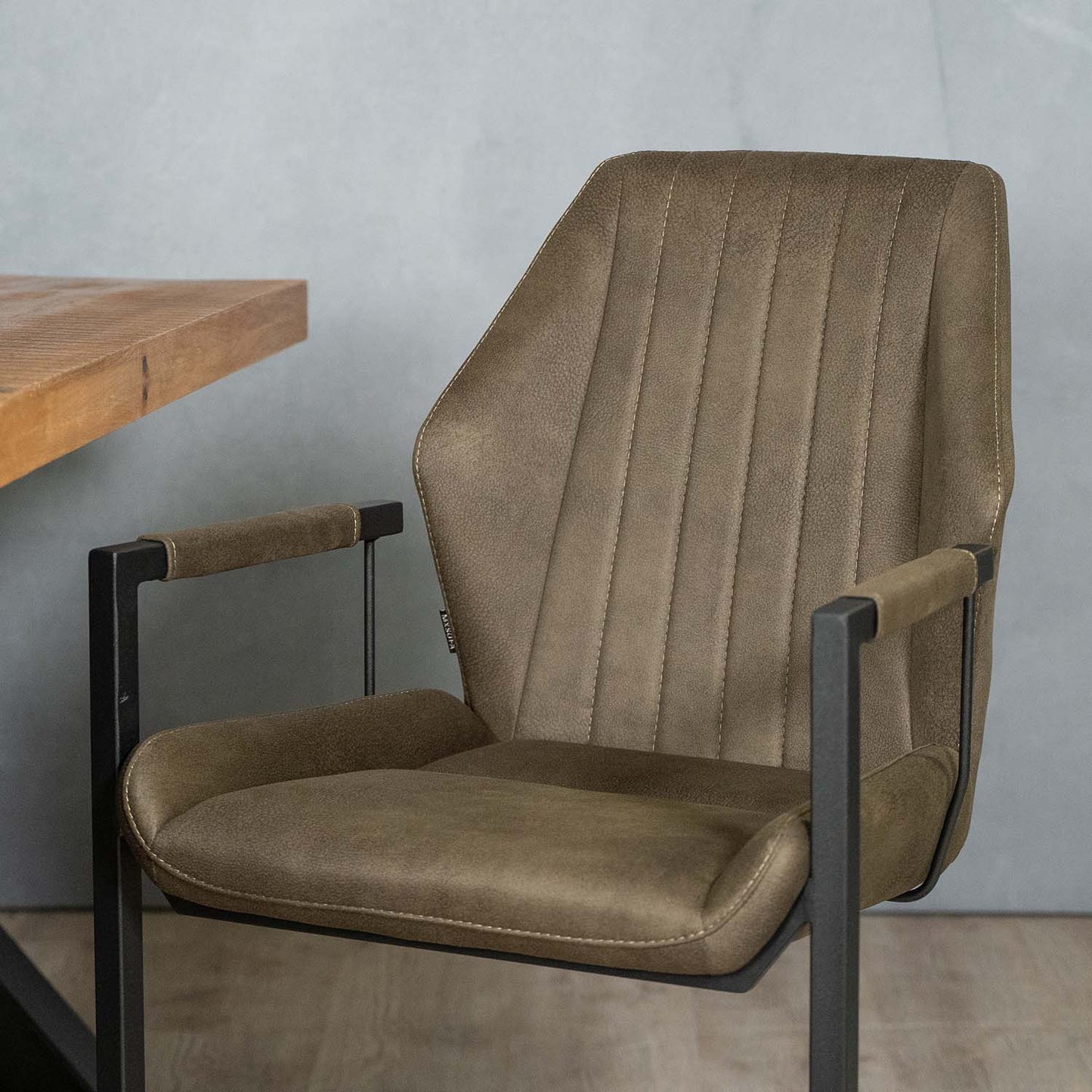 Eetkamerstoel Vera | Army Microvezel