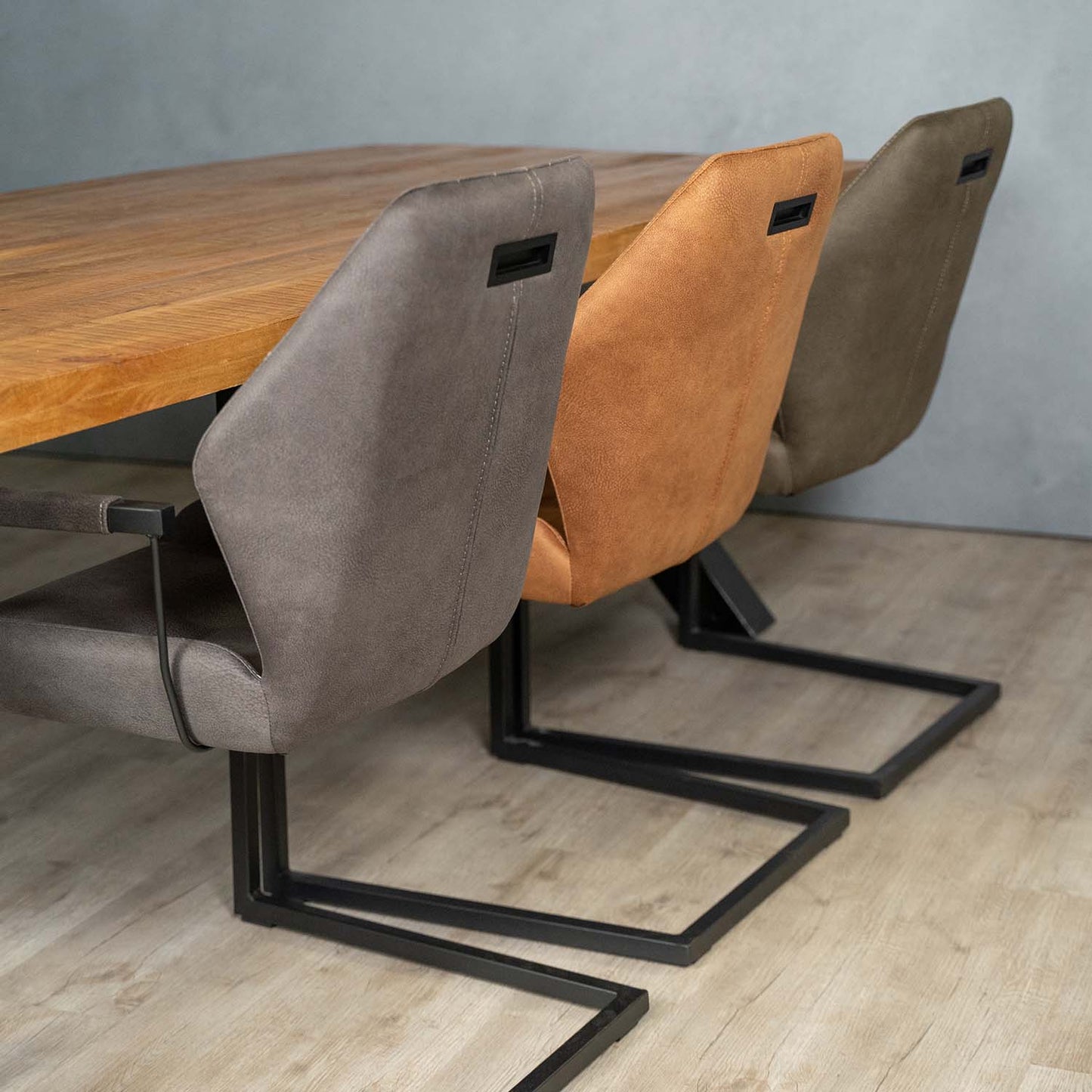 Eetkamerstoel Vera | Cognac Microvezel