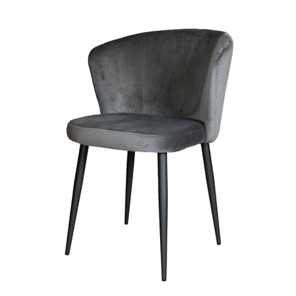 Eetkamerstoel Wave | Fluweel Grijs