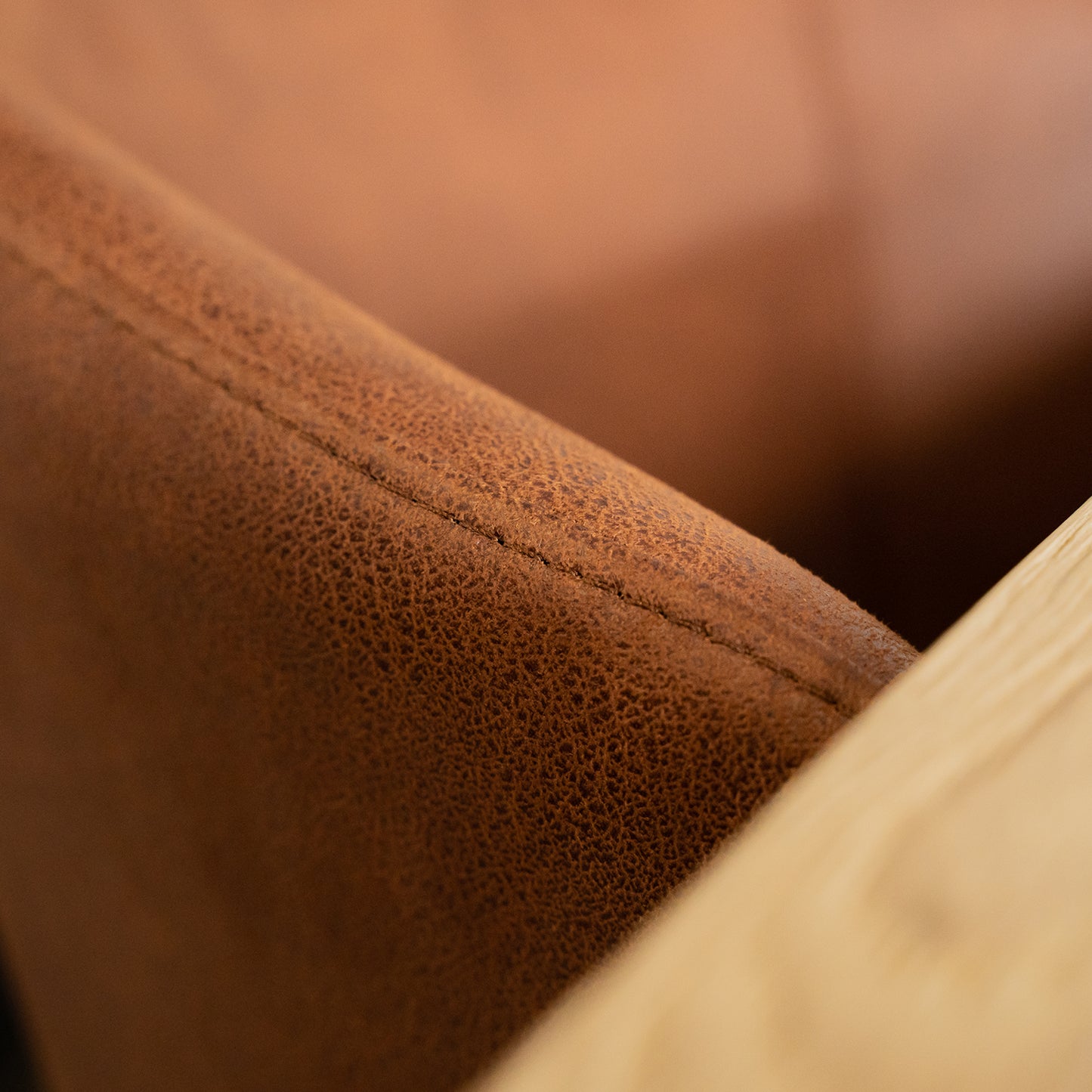 Eetkamerstoel Wave | Microvezel Cognac