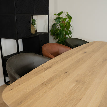 Eetkamerstoel Wave | Microvezel Cognac