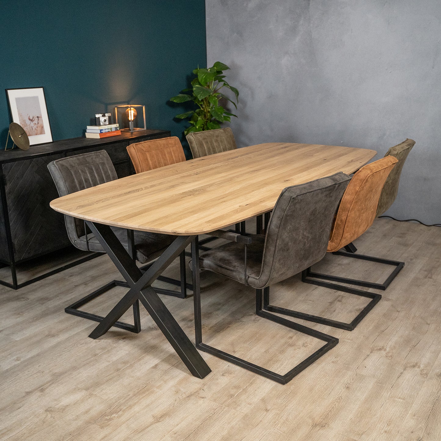 Eettafel Mia | Eikenhout | Basic