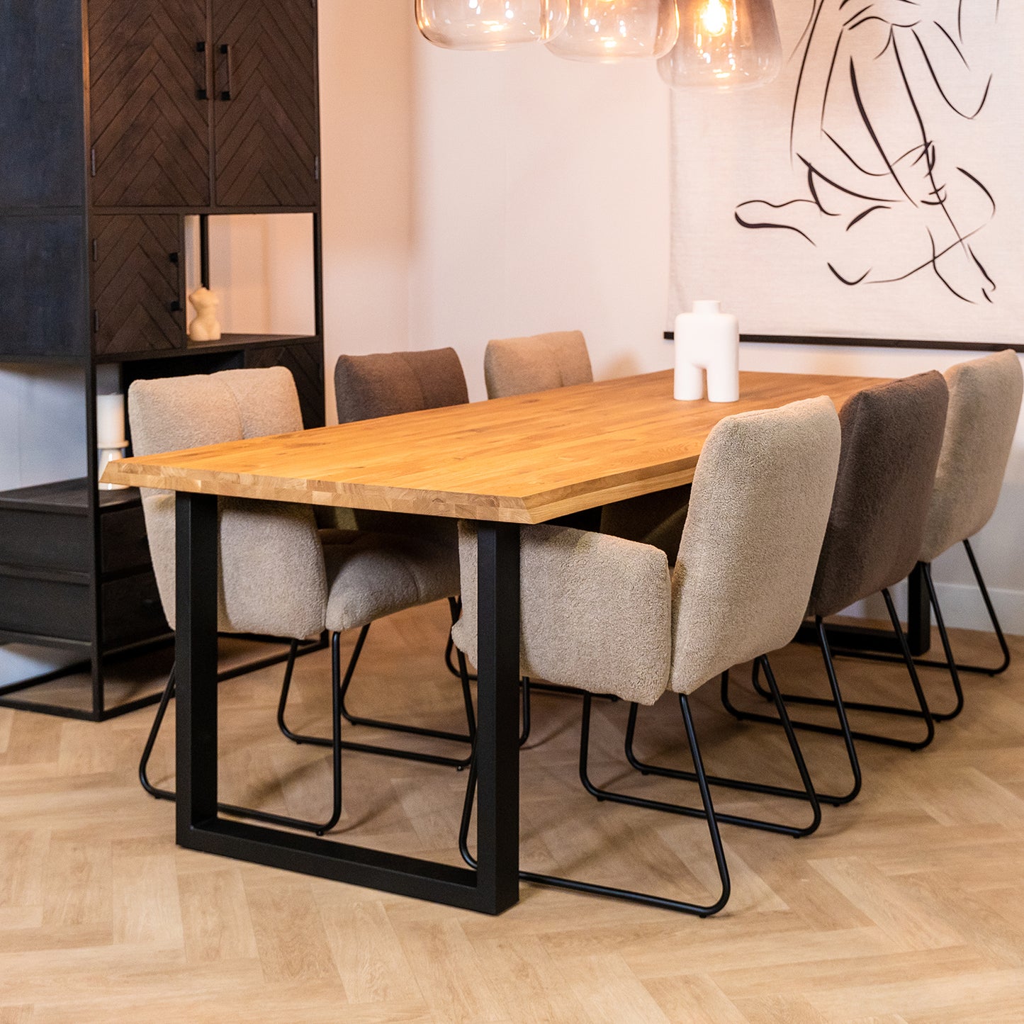 Eettafel Thorben | Eikenhout | Geolied