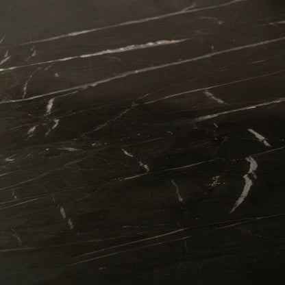 Eettafel Lynn | Rond | Zwart marmer
