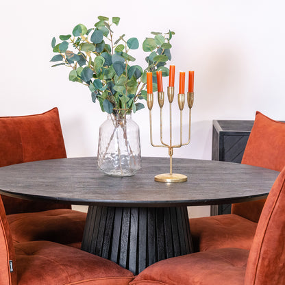 Eettafel Burundi | Zwart Acaciahout