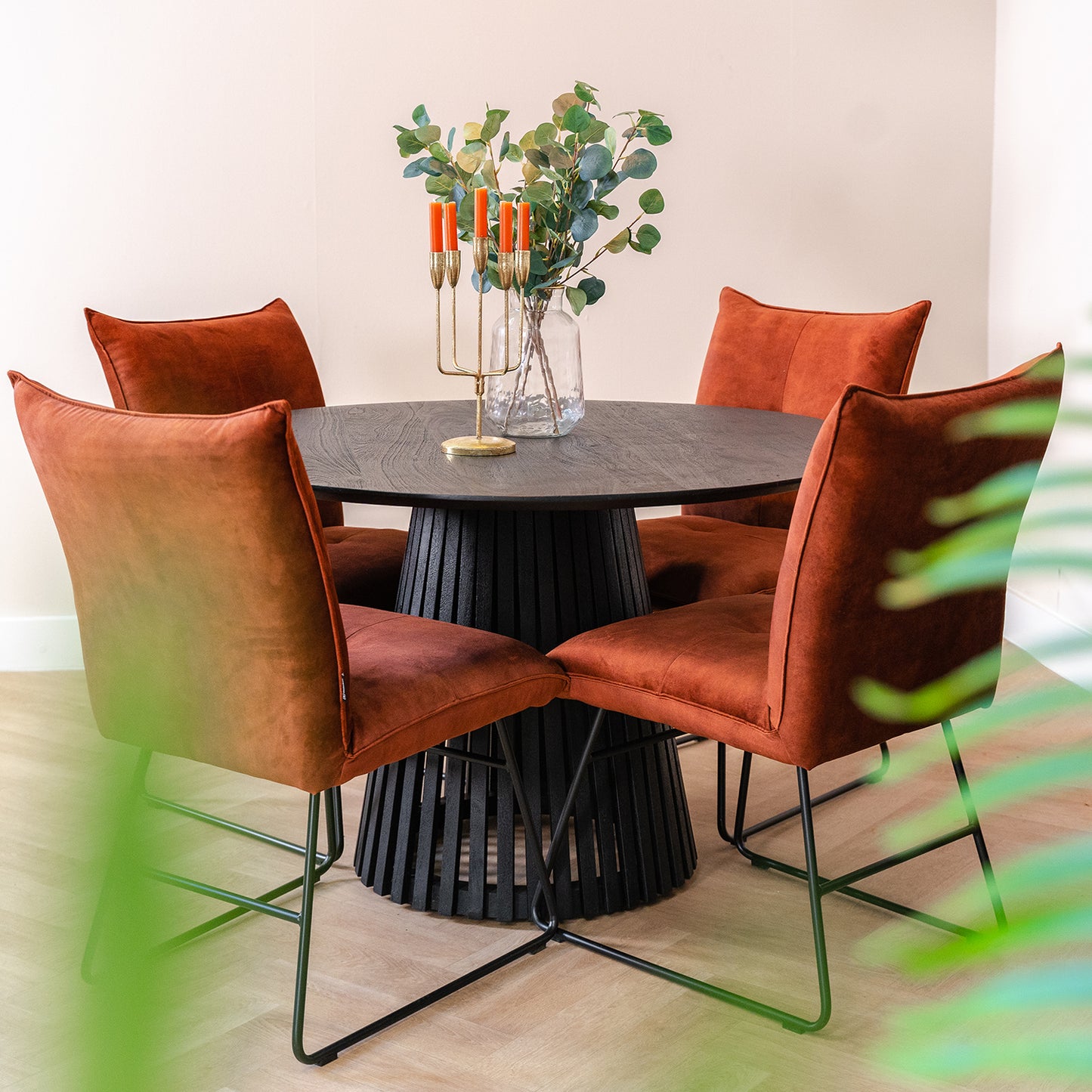 Eettafel Burundi | Zwart Acaciahout