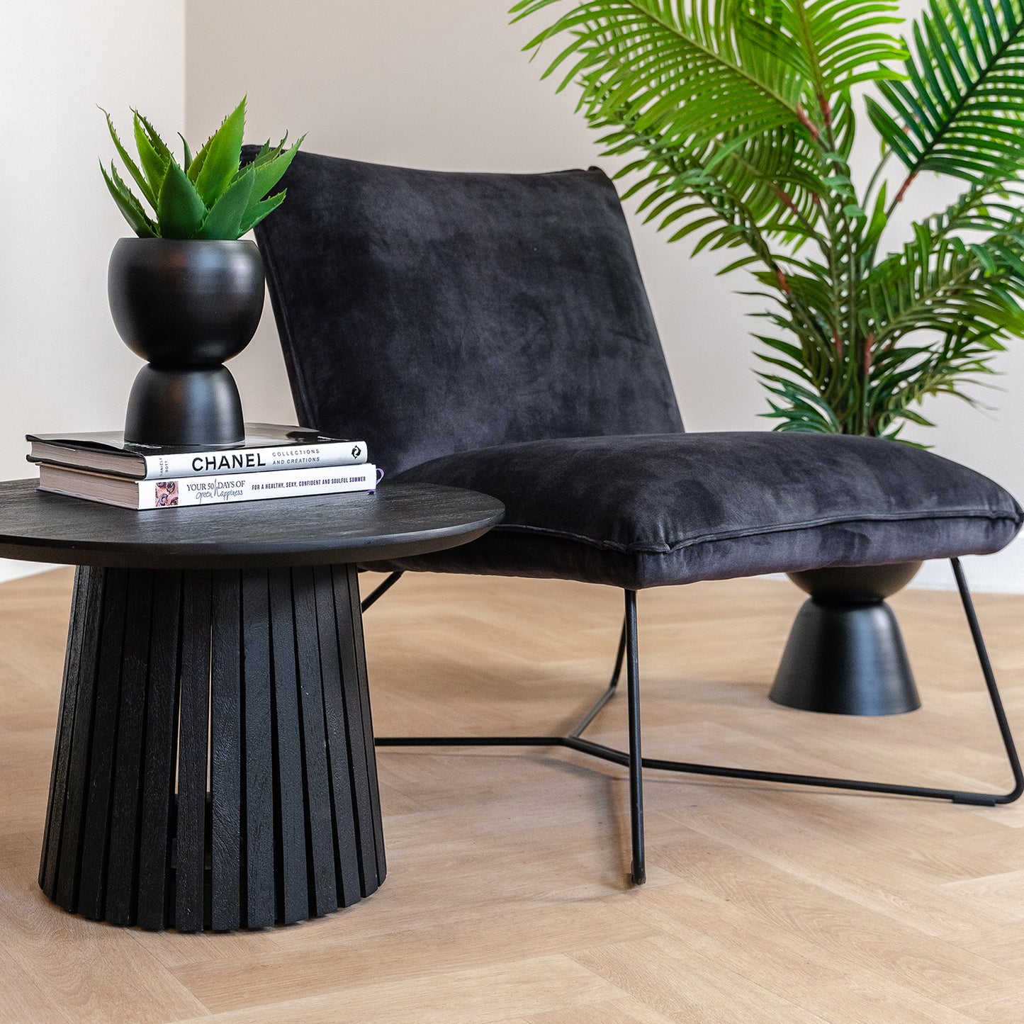 Fauteuil Jari Antraciet