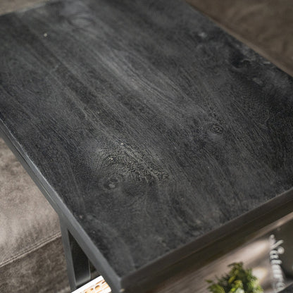 Laptoptafel Yara | Zwart Mangohout