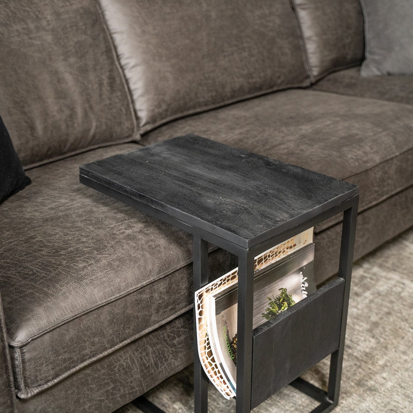 Laptoptafel Yara | Zwart Mangohout