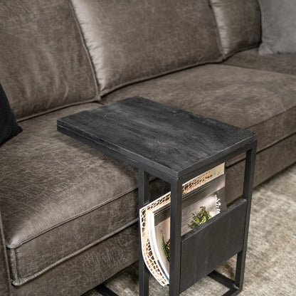 Laptoptafel Yara | Zwart Mangohout